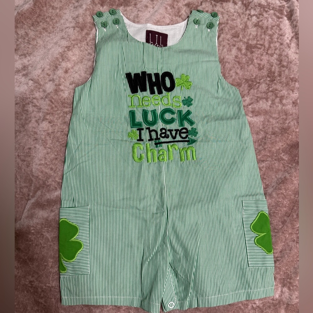 Lil Cactus St Patrick’s Day romper 18-24 months